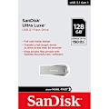 Pikkukuva 4 / 4: SanDisk Ultra Luxe 128 Gt, USB 3.1 USB-muistitikku jopa 150 Mt/s