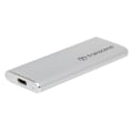 Pikkukuva 1 / 3: Transcend ESD260C 500 Gt SSD ulkoinen kiintolevy USB-C®, USB-A hopea TS500GESD260C