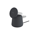 Pikkukuva 2 / 6: Latausasema - MagSafe - 2-in-1 - Nopea lataus - Lataa AirPods - Harmaa/Musta sort