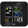 Miniatyrbillede 1 af 3: TREVI ME 3165 RC Mini vejrstation - Multifunktion - Sort sort