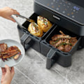 Miniatyrbillede 3 af 6: COSORI Luftfriture med Dual Basket Chef Edition 8,5 liter sort