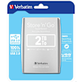 Pikkukuva 3 / 3: StorenGo ulkoinen kiintolevy - USB 3.0 - 2TB - VERBATIM - Harmaa