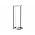 Miniatyrbillede 1 af 4: Yamazaki Home Tøj Bøjle Knagerække Skohylde Garderobe Knagerække Sort Farve 67x172x35 cm sort