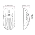 Miniatyrbillede 2 af 3: Gamer Mus - Arozzi - Favo Ultra Light RGB - 16000 DPI - RGB Belysning - Flettet Kabel