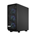 Miniatyrbillede 1 af 6: FRACTAL DESIGN Meshify 2 Compact RGB Black TG Light Tint ATX PC-taske