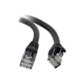 Miniatyrbillede 2 af 4: C2G netværkspatchkabel - Cat5e - 1m - Sort - UTP - Støbt, krogfri, blokeret
