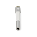 Miniatyrbillede 3 af 3: Nedis USB-C til 3,5 mm mini-jack-adapter - USB-C til 3,5 mm mini-jack-adapter (han-hun) - 8 cm - Aluminium