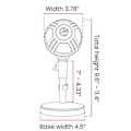 Miniatyrbillede 2 af 4: Mikrofon USB - Arozzi - Sfera - Chrome - Lydoptagelse - Streaming Krom