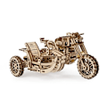 Pikkukuva 1 / 5: Ugears - Puinen Scrambler UGR-10 -moottoripyörä, jossa sivuvaunu 380 kappaletta
