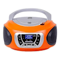 Pikkukuva 3 / 3: Kannanradio - Trevi - CMP 510 - DAB/DAB+ - RDS - USB/AUX-in - Oranssi orange