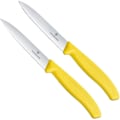 Miniatyrbillede 1 af 4: Victorinox - 6.7796.L8B - Swiss Classic Sæt af 2 Skæreknive, 1 X Normal Klinge, 1 X Tandet Klinge, Gul