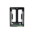 Miniatyrbild 3 av 3: Hårddisk/SSD-kapsling - QNAP - QDA-A2AR - 2 fack 2.5 tum - SATA III - RAID 0,1,JBOD