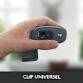 Pikkukuva 5 / 6: Verkkokamera - 720p - Logitech - C270 - Integroitu mikrofoni - Musta