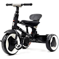 Miniatyrbillede 2 af 4: QPlay tricycle Rito Plus junior stål grå/sort grå