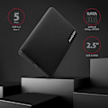 Miniatyrbillede 2 af 4: AXAGON-kompatibel EE25-SL ekstern 2.5-Gehäuse, USB 3.0 / SATA III - USB-A, Sort - 8595247905826
