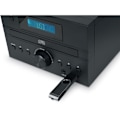 Miniatyrbillede 5 af 6: Bluetooth mikrosystem - THOMSON - Træ/Sort - FM/CD/MP3/USB radio, 20W RMS, FM RDS tuner, Hovedtelefonstik, Fjernbetjening, Strømforsyning. 230V Træ og sort