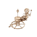 Miniatyrbillede 2 af 6: UGEARS Solar System Model Kit - Tellurion mekanisk træmodel til at bygge puslespil til voksne og børn - Planetarium D