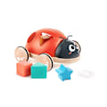 Miniatyrbillede 1 af 3: Mariehøne til at trække form sorterer - Hape - SHAPE SORTER MARIEBUG - Shape box - Træk legetøj Flerfärgad