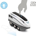 Miniatyrbillede 4 af 6: Brio - Elektrisk Tog Batteridrevet Lokomotiv Super Hurtigt hvid