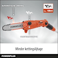 Miniatyrbillede 4 af 6: Powerplus Dual Power Teleskopisk Batteridrevet Kædesav POWDPG75385 - uden Batteri/oplader, 250 mm Guide, Automatisk Kædesmøring orange
