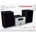 Pikkukuva 4 / 4: THOMSON MIC122BT mikrojärjestelmä - 50 W Bluetooth MP3/CD/USB-soitin - 30 asemaa - Bass Boost -tekniikka - Harmaa