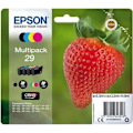 Miniatyrbillede 1 af 2: EPSON Multipack T2986 - Jordbær - Sort, Cyan, Magenta, Gul (C13T29864012)