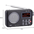 Pikkukuva 3 / 3: Kannettava Radio DAB - Trevi - DAB 7F80 R - Bluetooth - Kello hälytyksillä - Kuulokeliitäntä