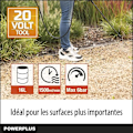 Miniatyrbillede 5 af 6: Powerplus Dual Power Batteridrevet Sprøjte POWDPG80460 - 20 V, Tryk på 6 Bar, Flow på 1500 ml/min, Kapacitet 16L, 4 Dysser orange
