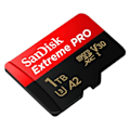 Miniatyrbillede 2 af 3: SanDisk Extreme PRO microSDXC-kort 1 TB klasse 10, UHS-I, v30 Video Speed Class stødmodstand, vandtæt