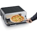 Pikkukuva 6 / 6: Pizzauuni - SEVERIN - PG8575 - 2000 W - 18 L - Pizzakivi Ø29 cm - Säädettävä lämpötila sort