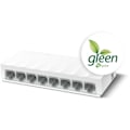 Miniatyrbild 2 av 6: Switch Ethernet - TP-LINK - LS1008 - 8 portar RJ45 - Plug and Play - Plastikkåpa