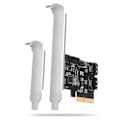 Miniatyrbillede 1 af 4: AXAGON PCES-SA4X4 PCIe-controller 4X intern SATA 6G-port + LP - 8595247906977