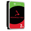 Miniatyrbild 1 av 4: Hårddisk - SEAGATE - IRONWOLF PRO - 2To - SATA/600 - 7200 varv/min - 256 Mo cache