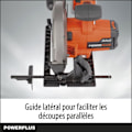 Pikkukuva 4 / 6: Powerplus Ilmaakkuporras POWDP25260 - 40 V akku ja Ø 190 mm - Ohjausraita - ilman akkua/lataajaa - 1 lisätarvike orange
