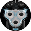 Pikkukuva 5 / 6: Pyörivä partakone - REMINGTON - XR1755 - SynX Hybrid - PivotBall - Joustavat terät - 100 % vedenkestävä - Toiminta-aika 50 min sort