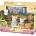 Pikkukuva 5 / 5: Fennec-pikniksetti - SYLVANIAN FAMILIES - 2 hahmoa, pyörä ja tarvikkeet Flerfärgad