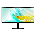 Miniatyrbillede 1 af 6: - Samsung - Samsung ViewFinity S6 S34C652UAU - S65UC Series - LED-skærm - buet - 34" - HDR