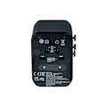 Miniatyrbillede 1 af 4: Universelt rejseadapter - Verbatim - UTA-03 - 30 Watt - PD 3.0 - Quick Charge 3.0 Grå/sort