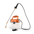 Miniatyrbillede 1 af 5: Powerplus Dual Power Batteridrevne Sprayapparat POWDPG80400 - 20V, Teleskopisk Lance, Tryk 5 Bar, Flow 500ml/min, Kapacitet 4L Orange