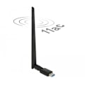Pikkukuva 1 / 3: DeLOCK 12535, Langaton, USB, Langaton RF, IEEE 802.11ac, Musta