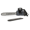 Miniatyrbild 1 av 5: Powerplus POWEG10110 elektrisk motorsåg - 2200 W, 400 mm svärd, automatisk kedjesmörjning, trädgårdsredskap Mörkgrå