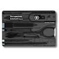 Miniatyrbillede 2 af 2: Schweizisk lommekniv - VICTORINOX - SwissCard Onyx 0.7133.T3 - 10 funktioner - Gennemsigtig antracitsort Transparent antracit sort