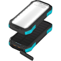 Pikkukuva 1 / 4: Lamax Journey Aurinkokenno Kannettava Laturi 12 000 mAh 2 USB-A-portilla ja 1 USB-C-portilla, 18 LED, Aurinkopaneeli, vedenpitävä