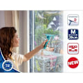 Miniatyrbillede 2 af 5: Raclette-vitre M 2i1 Leifheit Pro Reach 51425, brusevægskrald 28 cm med mobil led og afløbsrand, Click-System Turkos, grå, svart