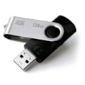 Pikkukuva 2 / 4: Goodram 128 Gt USB 2.0, 128 Gt, 2.0, USB Type-A -liitin, 20 MB-s, kääntyvä, musta, hopea