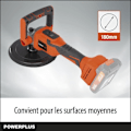 Pikkukuva 3 / 6: POWDP4070 - Harjaton kulmavaihde - 20V Ø 180mm - ei sisältänyt akkua ja laturia - 7 kpl. orange