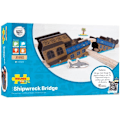 Miniatyrbillede 3 af 3: Bigjigs Legetøj - Modeller - Brovrag - Garage - Jernbanestation - Lufthavn - Havn - Hus - Bygning