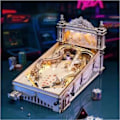 Pikkukuva 4 / 4: Robotime 3D pinball-koneen rakennussarja EG01 Puu 27,5 x 47,5 x 28 cm