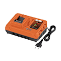Miniatyrbillede 3 af 4: Powerplus Dual Power 4 A POWDP9051 Batterilader - til 20 V og 2x20 V batterier - Trådløs - Batteriplatform orange