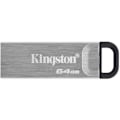 Miniatyrbillede 1 af 3: KINGSTON DataTraveler® Kyson 64GB USB-flashdrev - Med elegant metalhus uden hætte